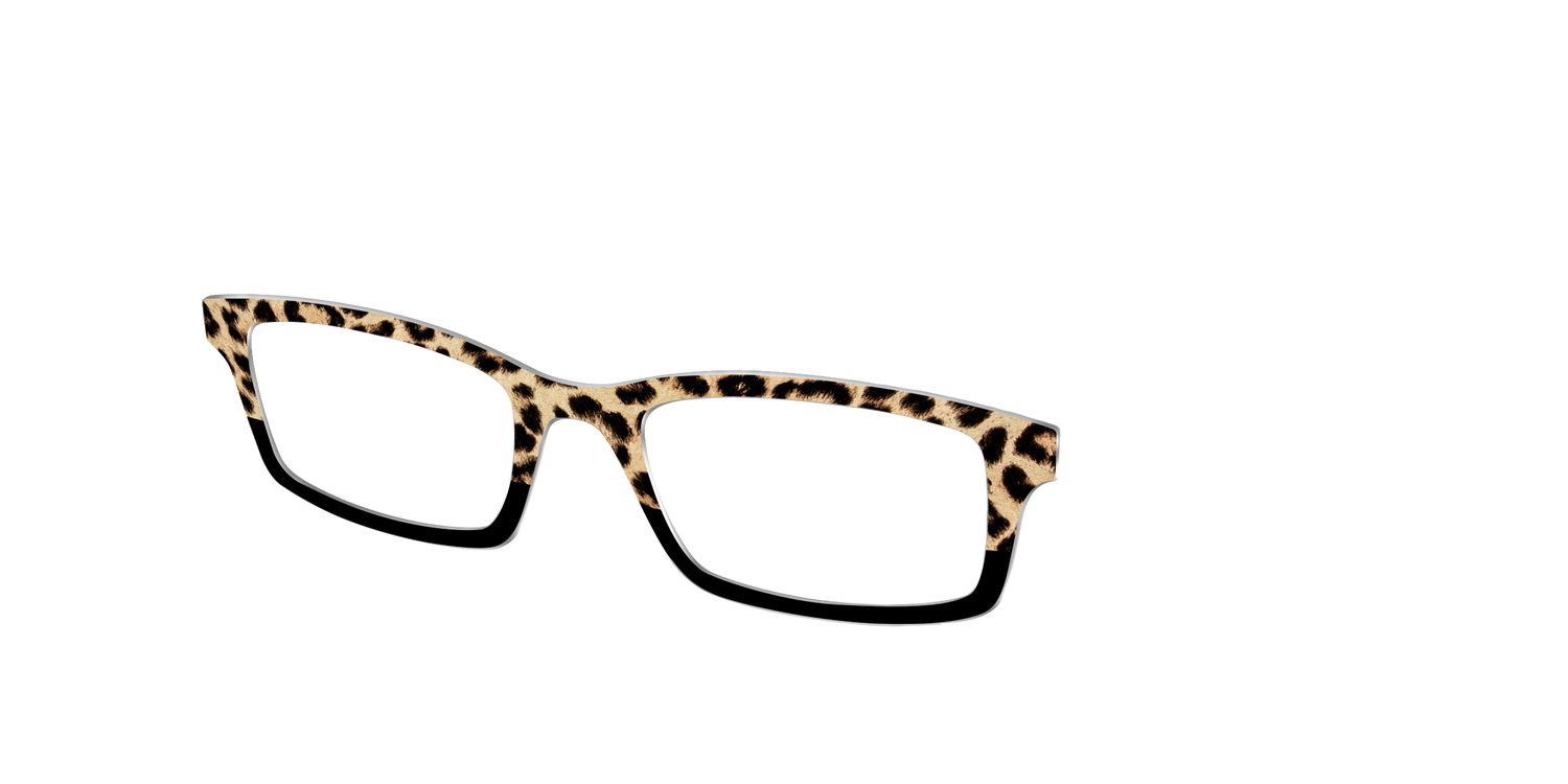 The Leopard Spots Split - Angle Top Image - Pair Eyewear