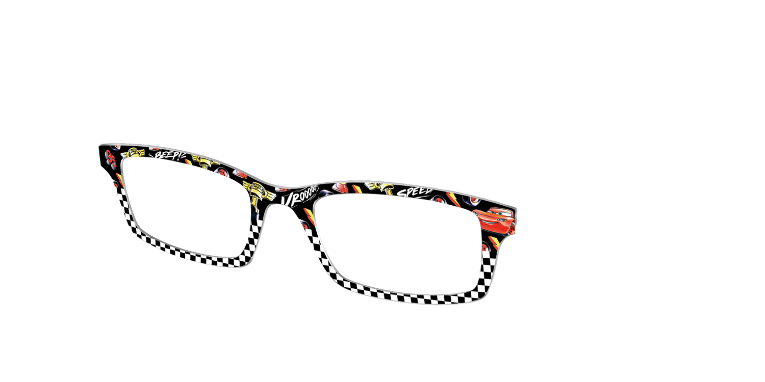 Lightning Mcqueen Speed Split - Angle Top Image - Pair Eyewear