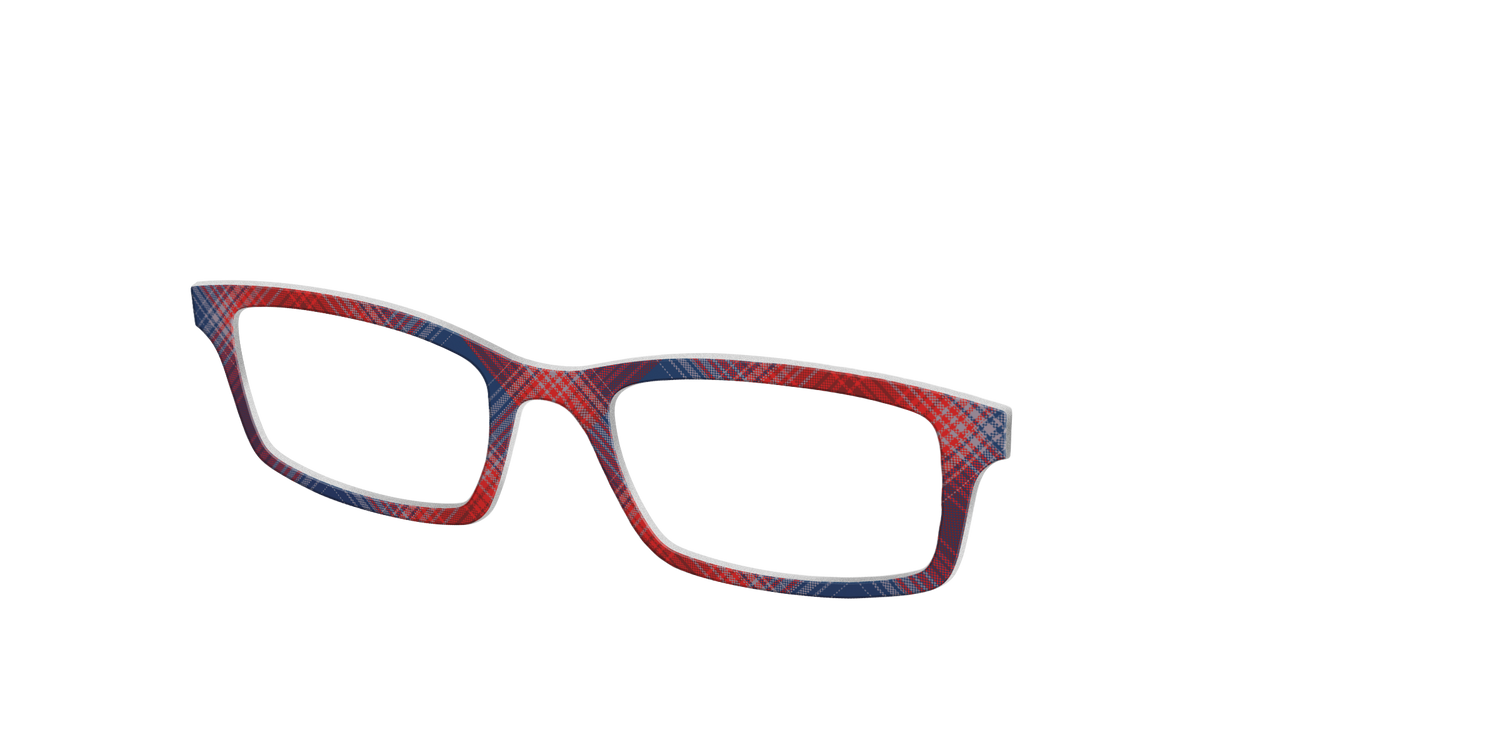 The Lodge Plaid - Angle Top Image - Pair Eyewear