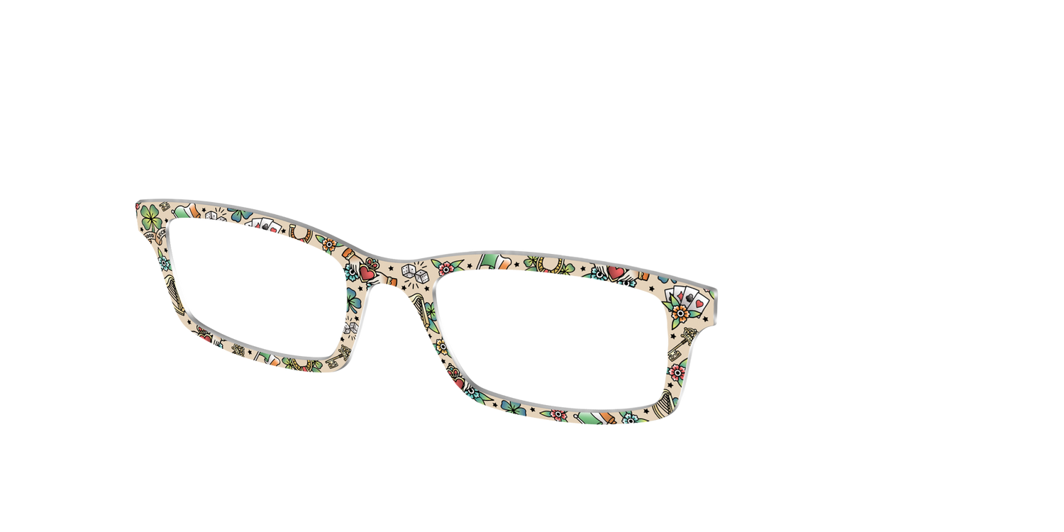 The Luck of the Irish Tattoos - Angle Top Image - Pair Eyewear