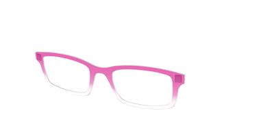 The Magenta Gradient Crystal - Angle Top Thumbnail - Pair Eyewear