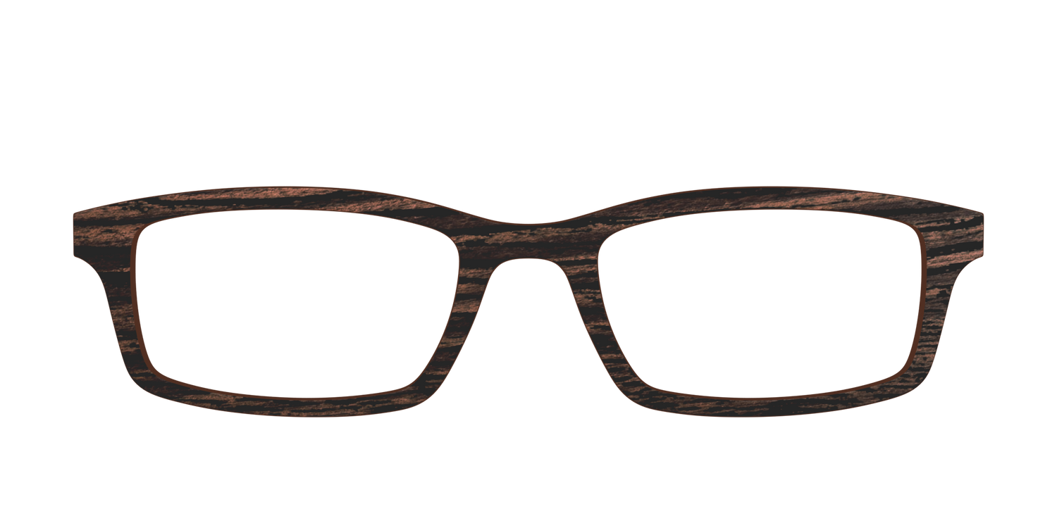 The Mahogany Woodgrain - Front Top Image - Pair Eyewear
