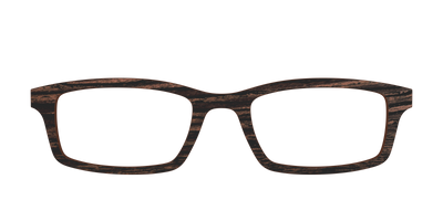 The Mahogany Woodgrain - Front Top Thumbnail - Pair Eyewear