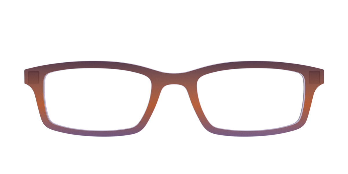 The Matte Midnight to Violet Gradient - Front Top Image - Pair Eyewear