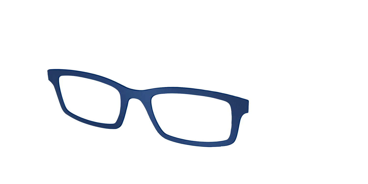 The Matte Navy - Angle Top Image - Pair Eyewear