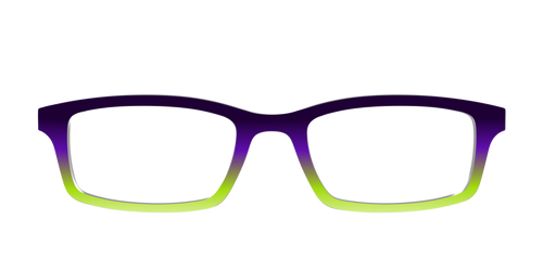 The Midnight to Electric Lime Gradient - Pair Eyewear