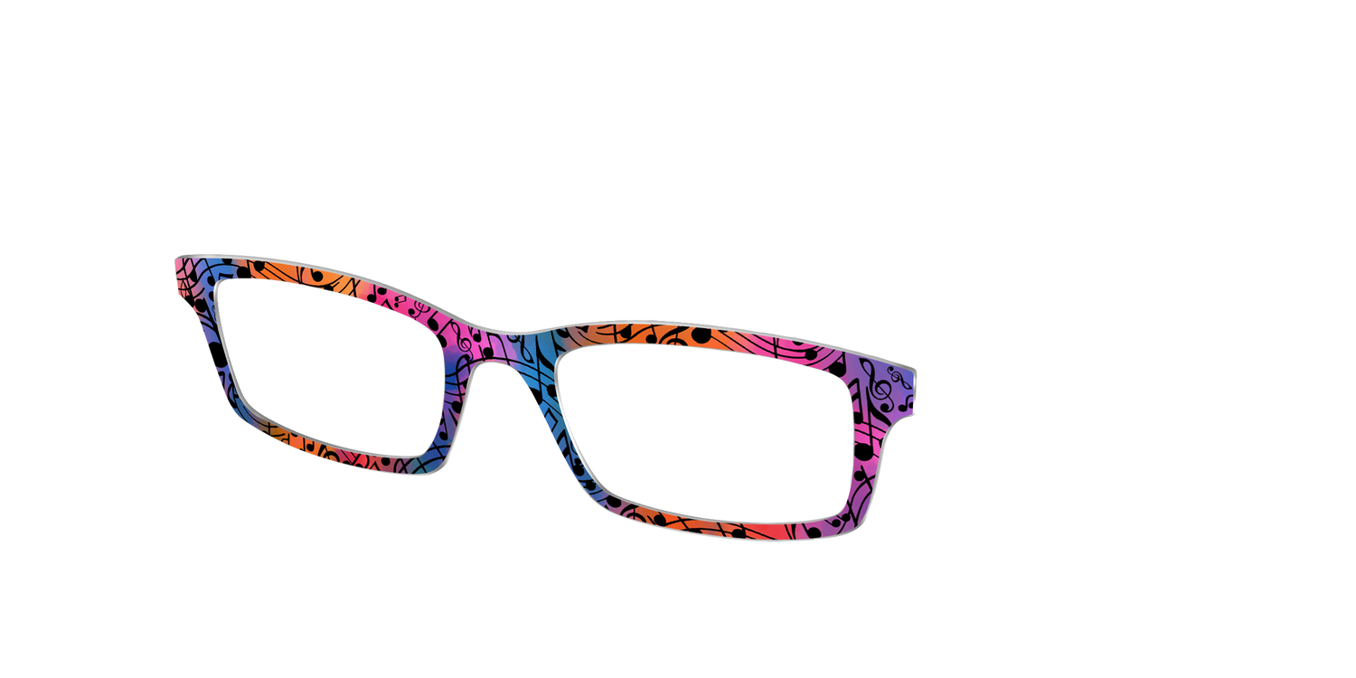 The Musical Melody - Angle Top Image - Pair Eyewear