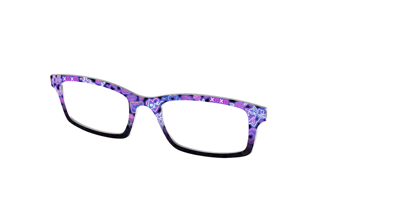 The Neon Love Signs - Angle Top Image - Pair Eyewear
