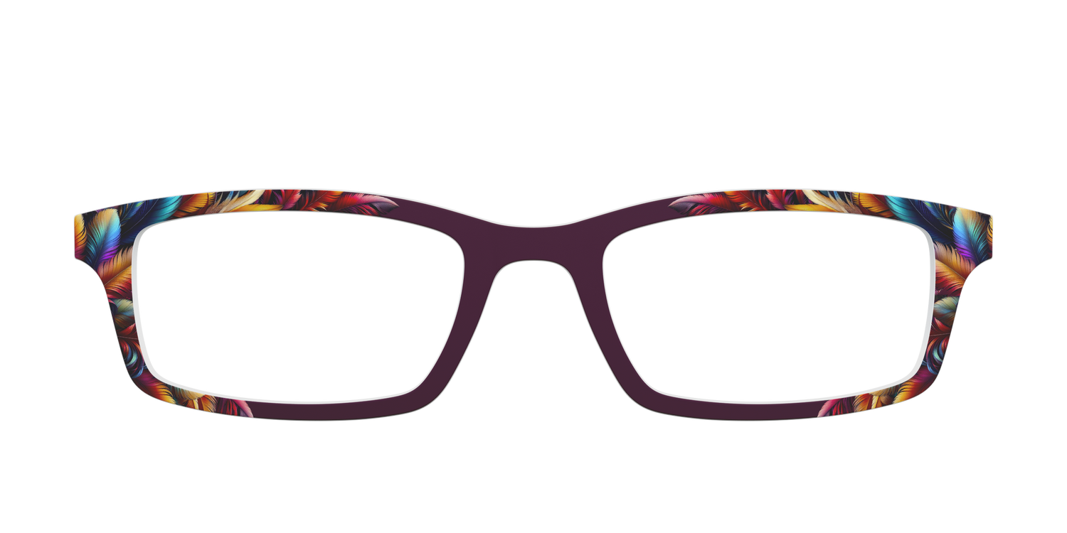 The Never Bird Feathers - Front Top Image - Pair Eyewear