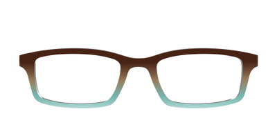 The Oak to Eggshell Gradient - Front Top Thumbnail - Pair Eyewear