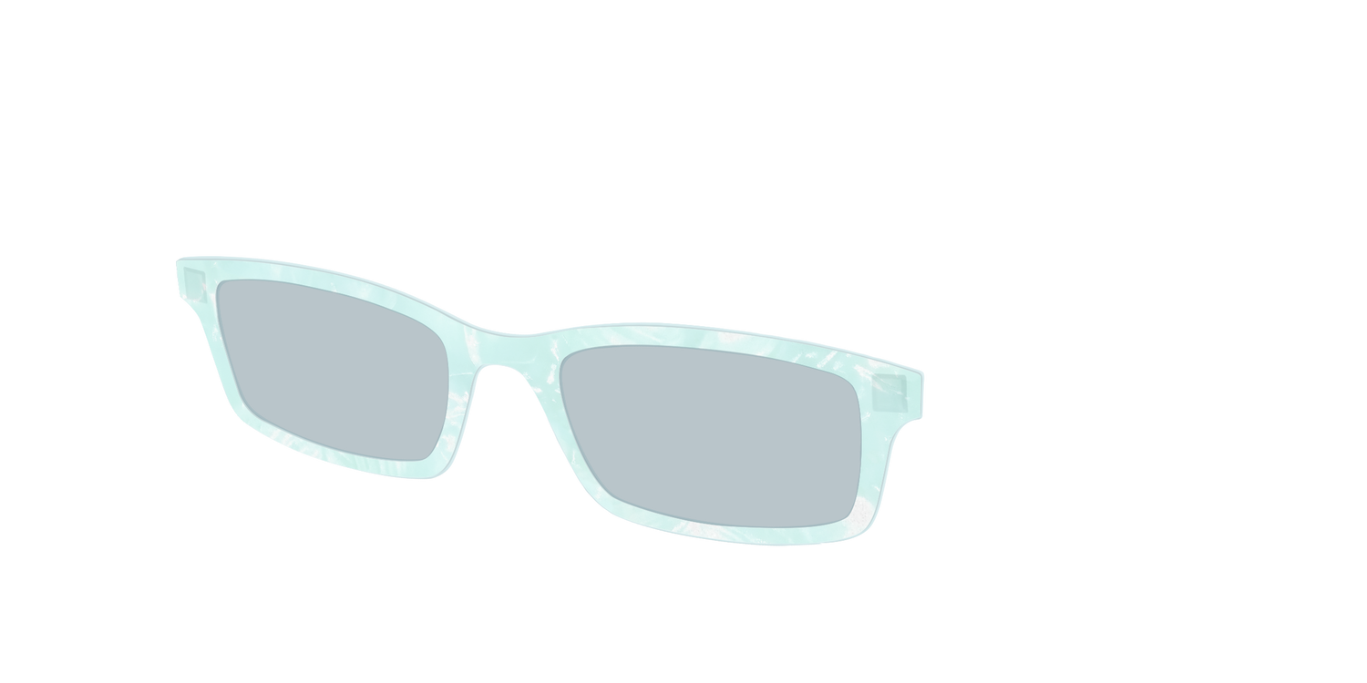 The Oceanic Pearl with Slate Blue Lens - Angle Top Image - Pair Eyewear