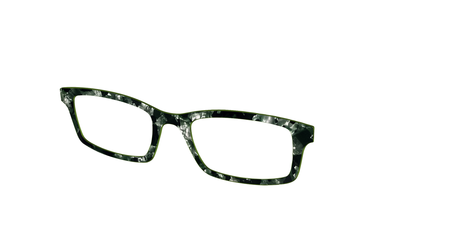 The Olive Pearl Tortoise - Angle Top Image - Pair Eyewear