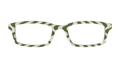 The Olive Waves - Front Top Thumbnail - Pair Eyewear