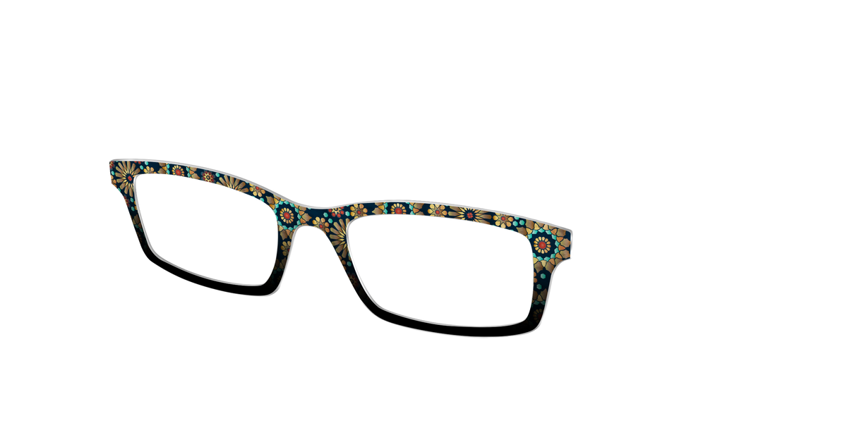 The Ornamental Stained Glass - Angle Top Image - Pair Eyewear