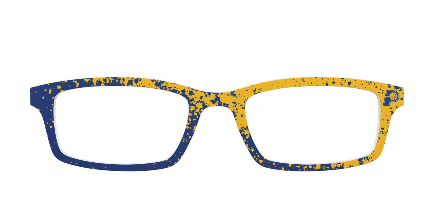 The Pacers Splatter - Front Top Image - Pair Eyewear