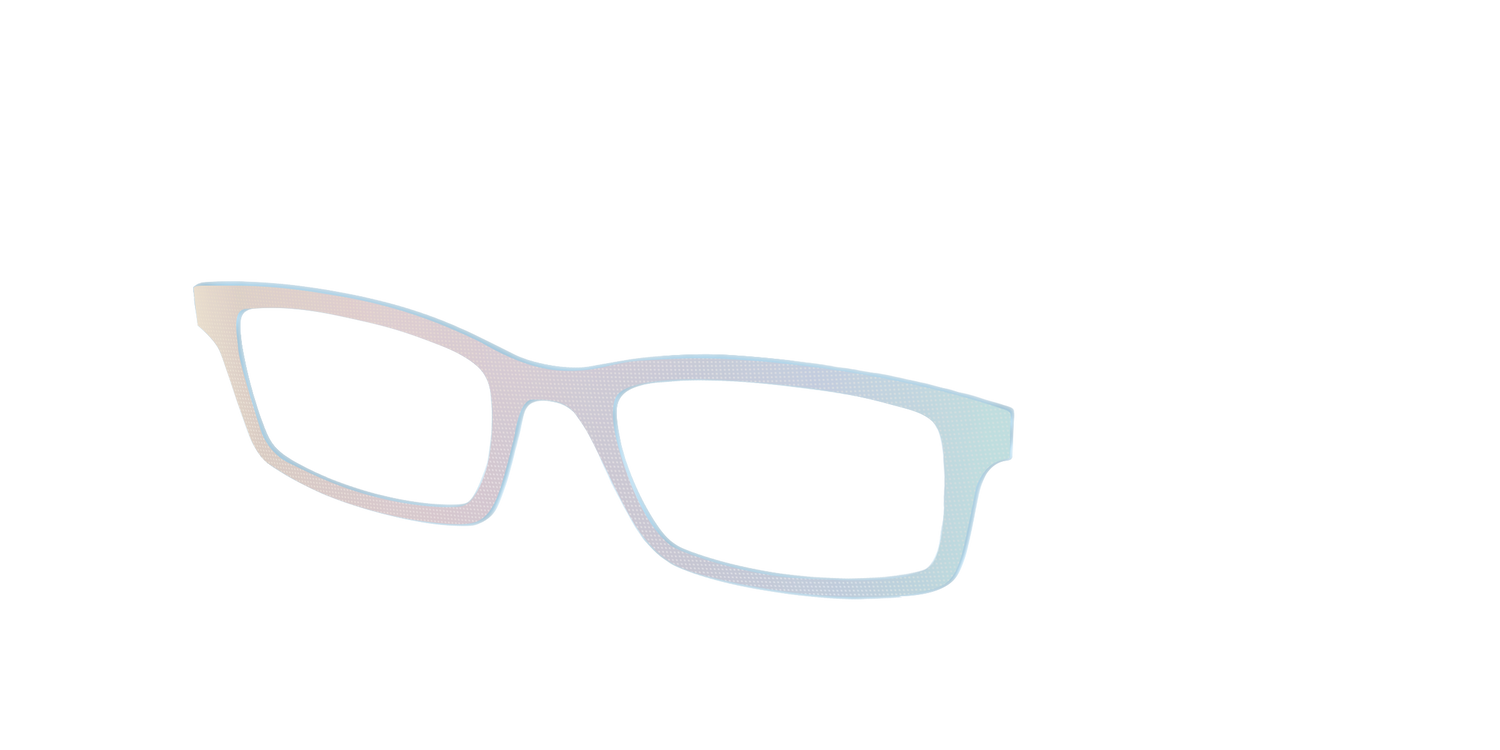 The Pastel Dot Iridescent - Angle Top Image - Pair Eyewear