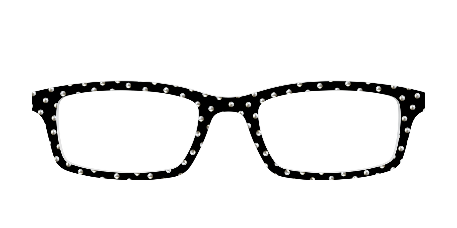 The Pearl Polka Dots - Front Top Image - Pair Eyewear