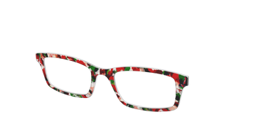 The Peppermint Bark Tort - Angle Top Thumbnail - Pair Eyewear