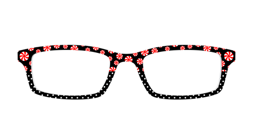 The Peppermint Pin Dot Split - Pair Eyewear
