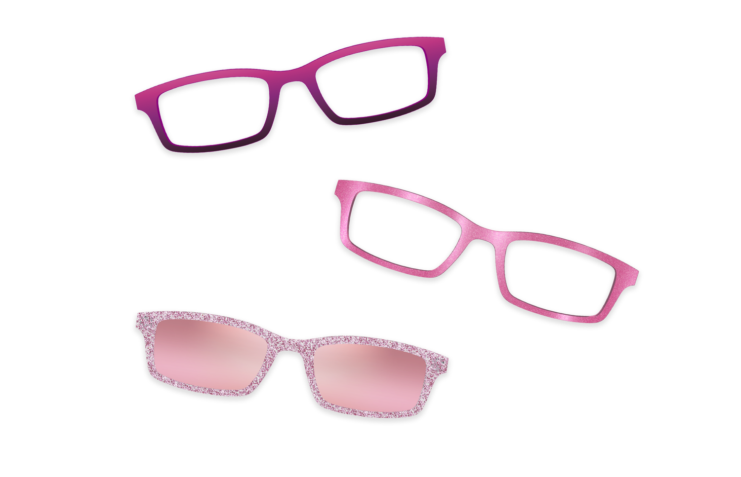 Pink Clear - Set - Product Image 4 - Pair Eyewear