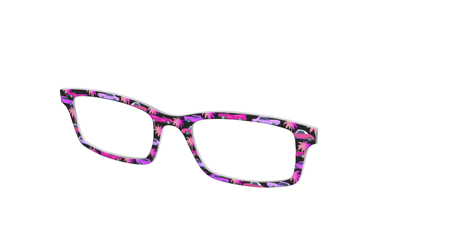 The Pink Cruisers - Angle Top Image - Pair Eyewear