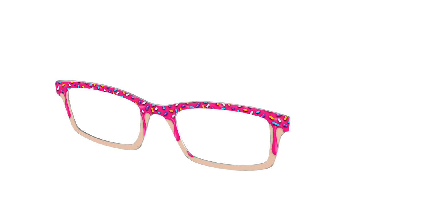 The Pink Pastry - Angle Top Image - Pair Eyewear