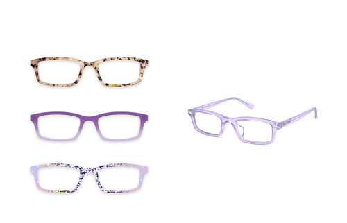The Cedro - Lavender Clear - Pair Eyewear