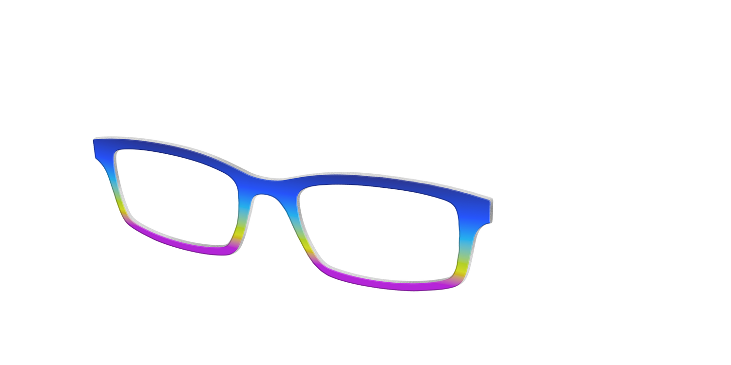 The Polaris Gradient - Angle Top Image - Pair Eyewear