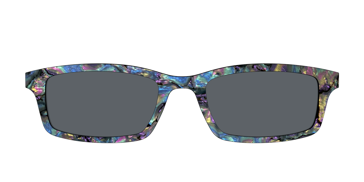 The Polarized Midnight Abalone Sun Top - Front Top Image - Pair Eyewear