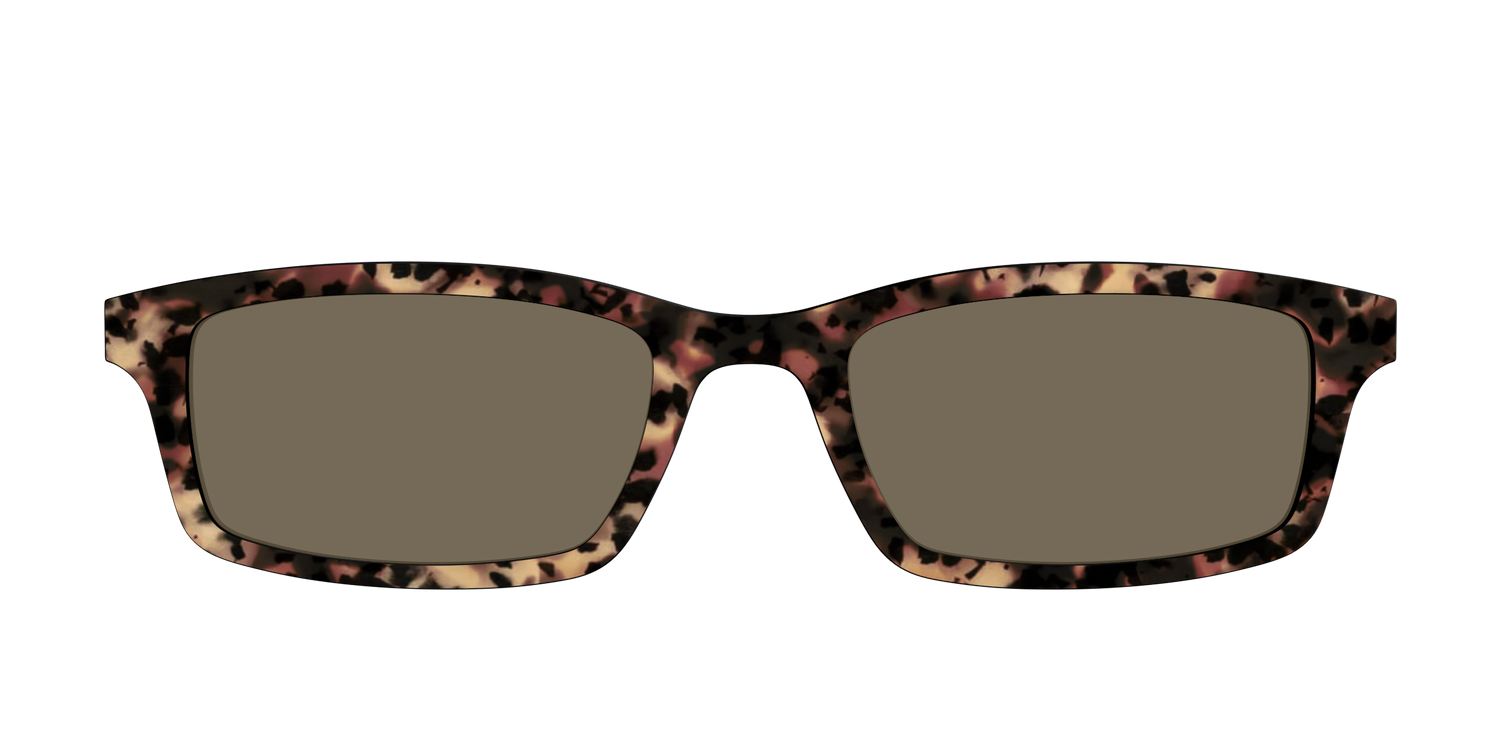 The Polarized Sienna Tortoise Sun Top - Front Top Image - Pair Eyewear