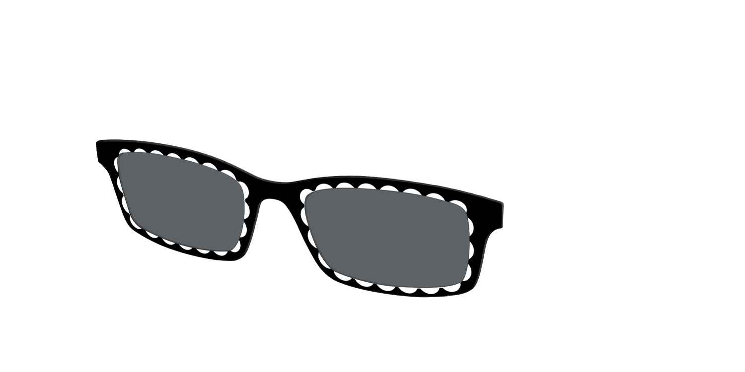 The Polarized Stylish Daisy Sun Top - Angle Top Image - Pair Eyewear