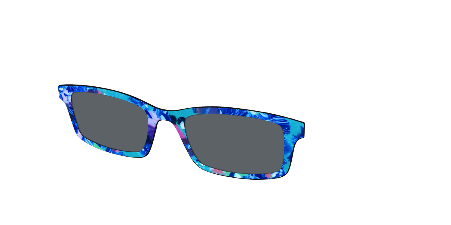 The Polarized Tropic Pearl Sun Top - Angle Top Image - Pair Eyewear