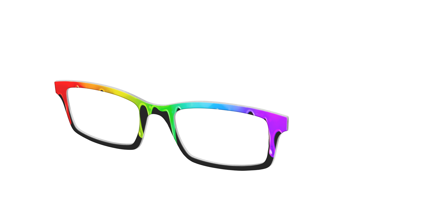 The Pride Paint - Angle Top Image - Pair Eyewear
