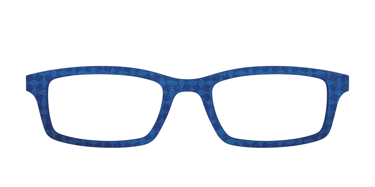 The Prussian Blue Pinwheels - Front Top Image - Pair Eyewear