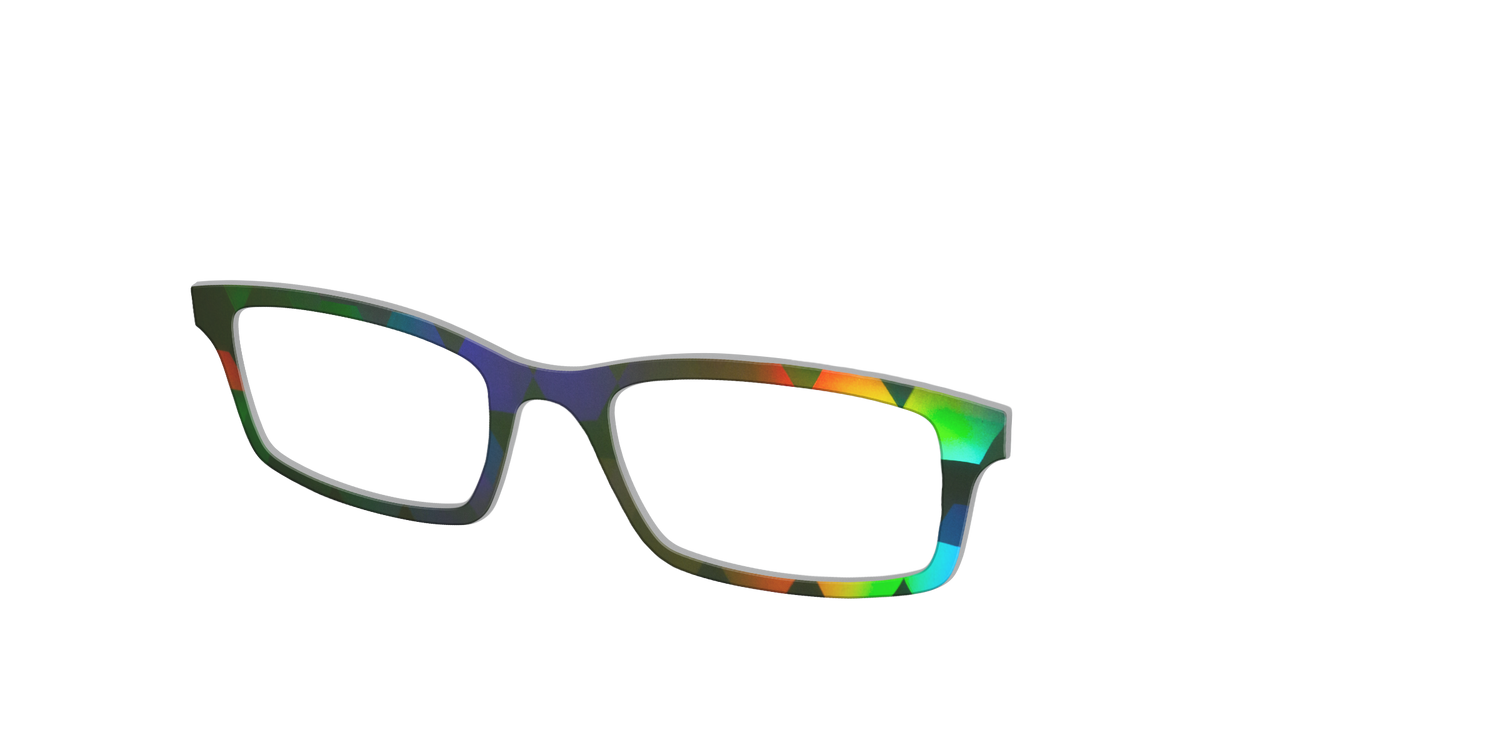 The Psychedelic Rhombus - Angle Top Image - Pair Eyewear