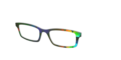The Psychedelic Rhombus - Angle Top Thumbnail - Pair Eyewear