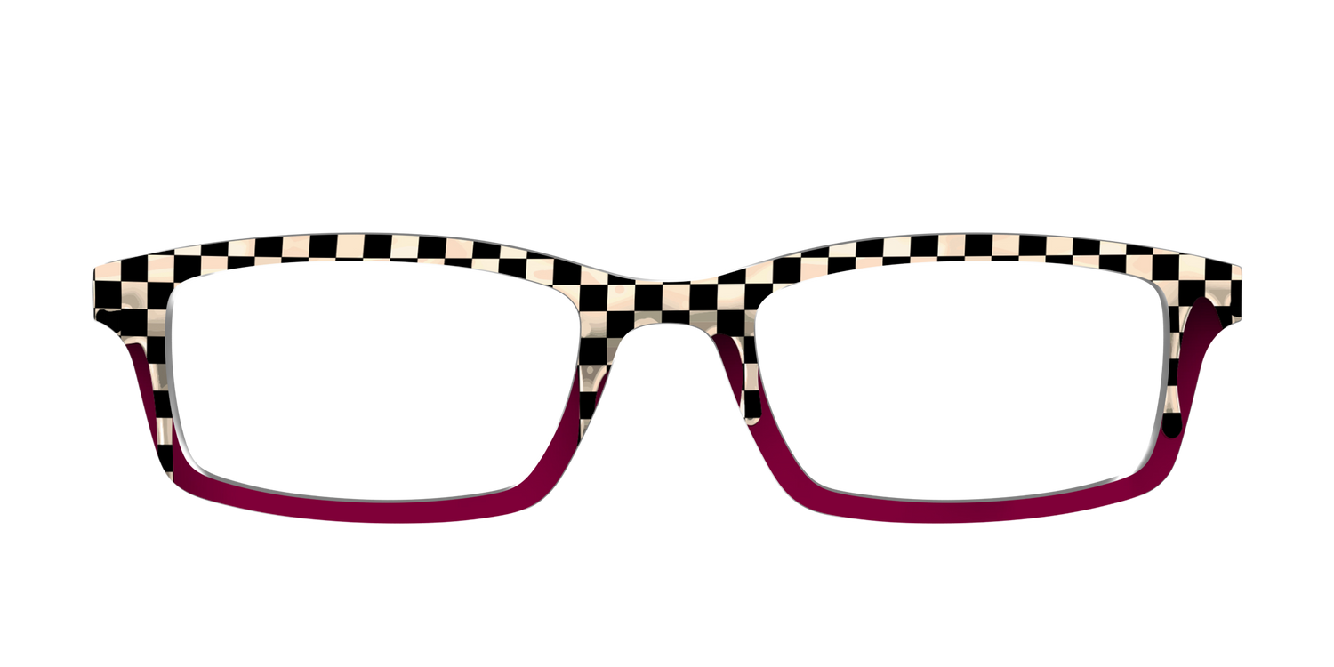 The Punk Rock Checkerboard - Front Top Image - Pair Eyewear