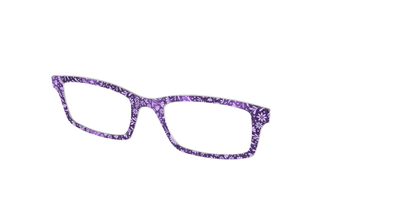 The Purple Shimmer Botanical - Angle Top Thumbnail - Pair Eyewear