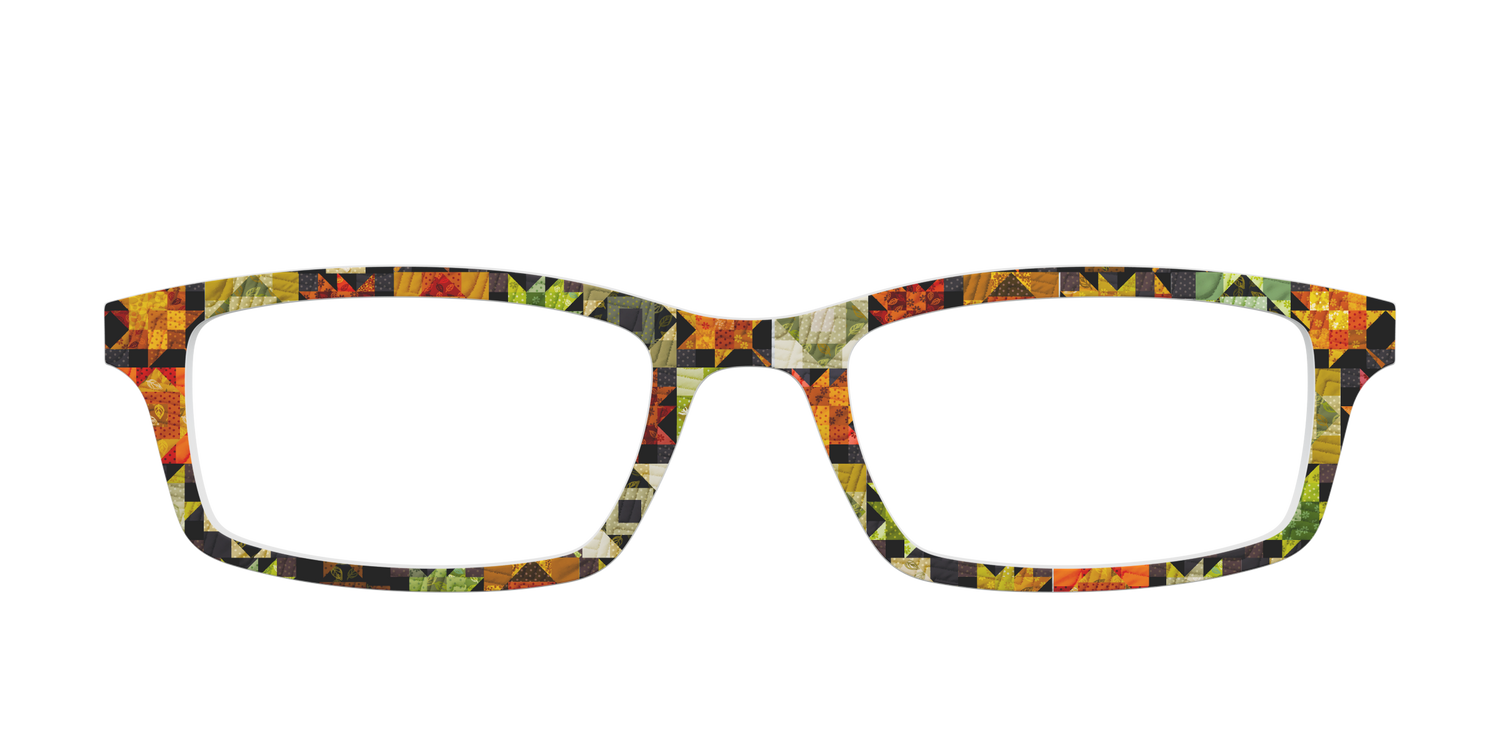 The Quilted Leaves - Front Top Image - Pair Eyewear