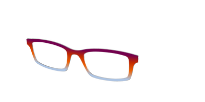 The Raspberry to Periwinkle Gradient - Angle Top Thumbnail - Pair Eyewear