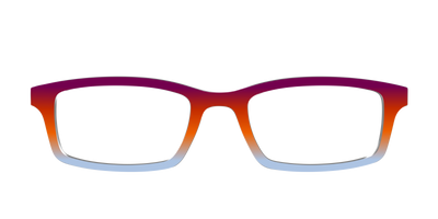 The Raspberry to Periwinkle Gradient - Front Top Thumbnail - Pair Eyewear