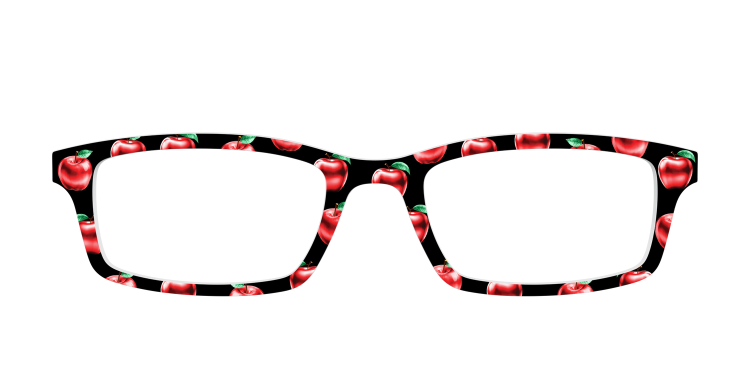 The Red Chrome Apples - Front Top Image - Pair Eyewear