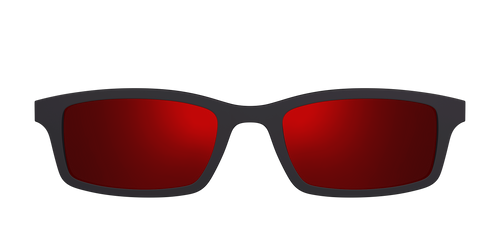 The Polarized Red Reflective Sun Top - Pair Eyewear