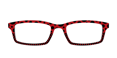 The Red Spotted Split - Front Top Thumbnail - Pair Eyewear