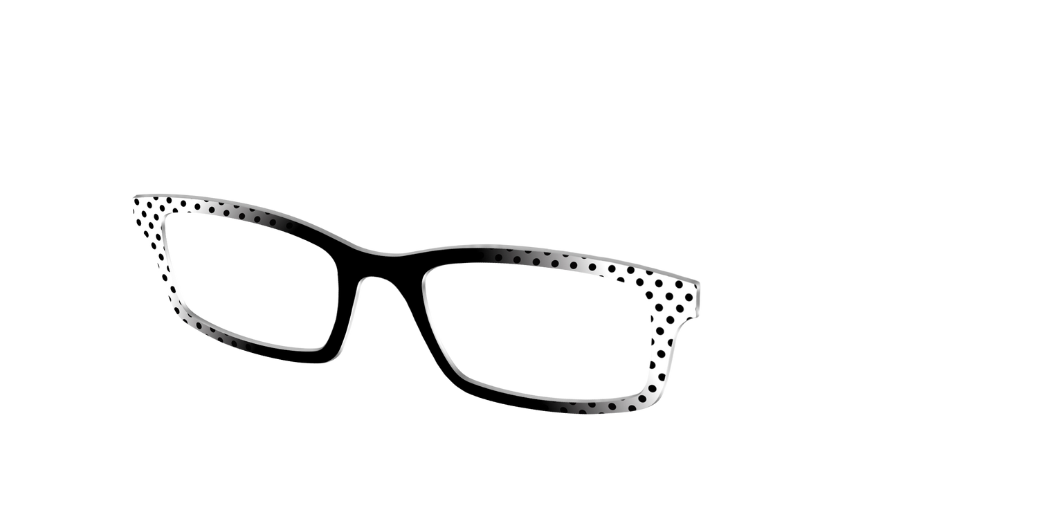 The Reimagined Polka Dots - Angle Top Image - Pair Eyewear