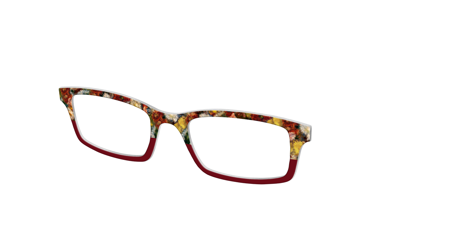 Renoir Bouquet of Chrysanthemums - Angle Top Image - Pair Eyewear