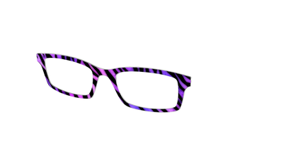 The Rockin' Tiger Stripes - Angle Top Thumbnail - Pair Eyewear