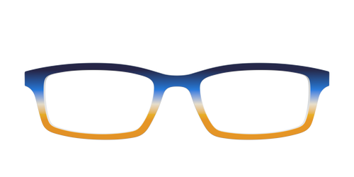 The Royal Blue to Gold Gradient - Pair Eyewear
