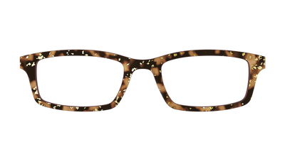 The Sandalwood Tortoise with Gold Foil - Front Top Thumbnail - Pair Eyewear