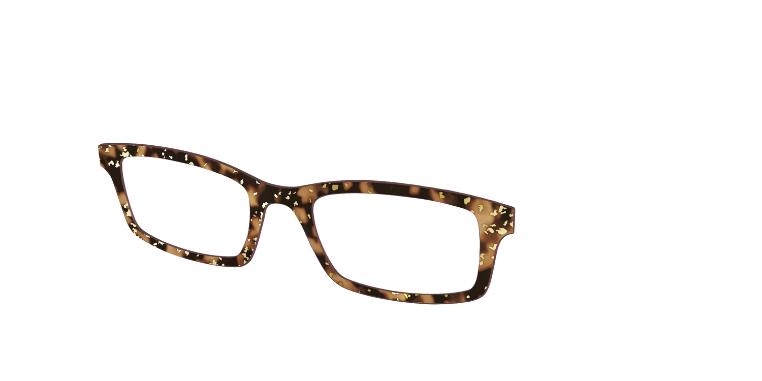 The Sandalwood Tortoise with Gold Foil - Angle Top Image - Pair Eyewear